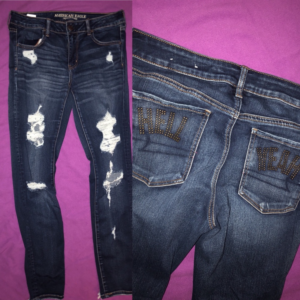 AEO Jegging “Hell Yeah”